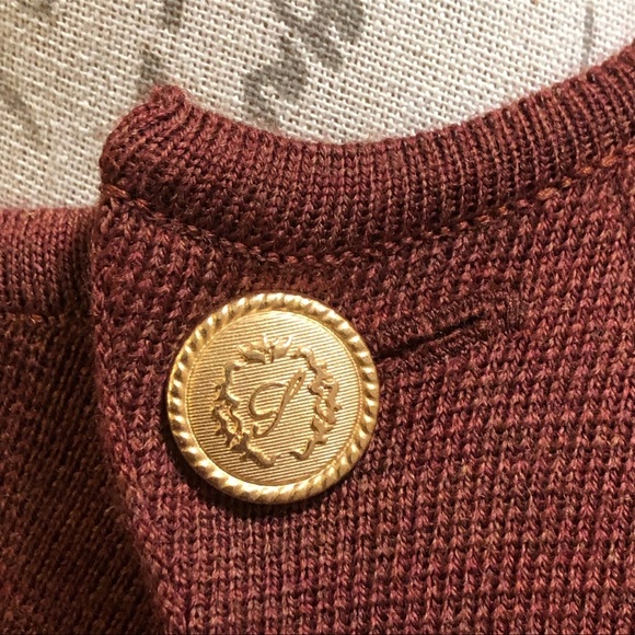 Stenströms Mary Rust Merino Wool Cape - Picture 2 of 8